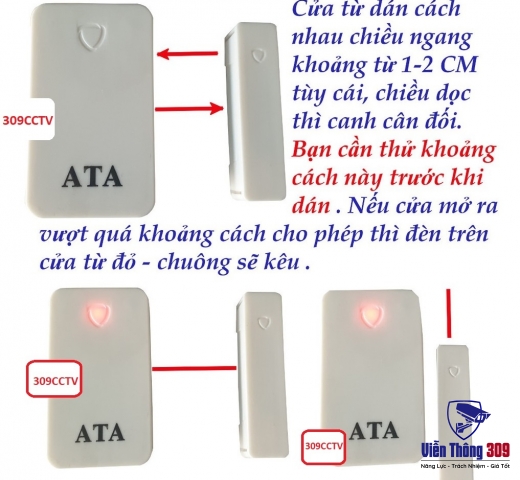 Chuông Cửa Báo Khách Không Dây ATA AT-332