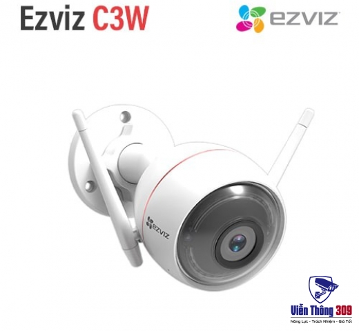 Camera IP hồng ngoại không dây, tích hợp còi và đèn báo 2.0 Megapixel EZVIZ C3W 1080P