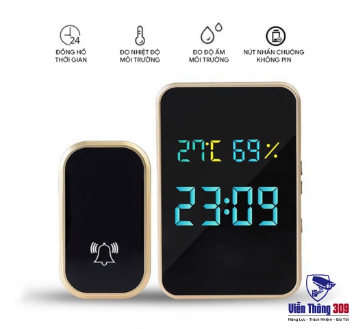 Chuông cửa không dây không pin T295