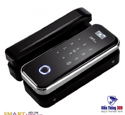 Khóa Thông Minh Vân Tay Cho Cửa Kính ZKTECO GL300