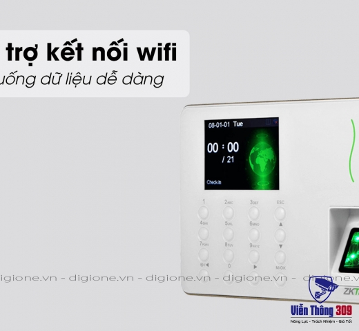 Máy Chấm Công Vân Tay ZKTeco WL30 (Hỗ Trợ Wifi)