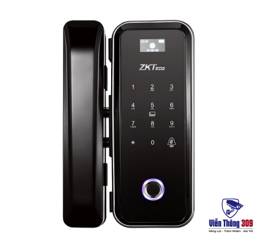 Khóa Thông Minh Vân Tay Cho Cửa Kính ZKTECO GL300